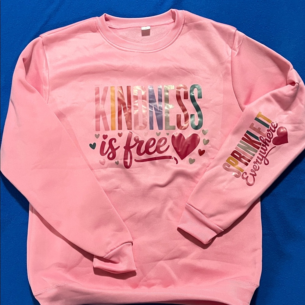 Pink Graphic Sweatshirt